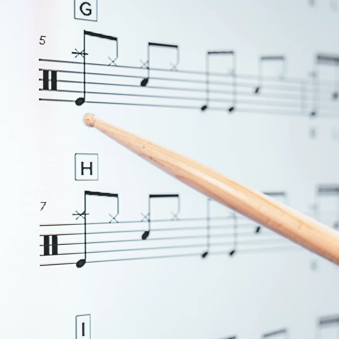 Ich zeite auf Screen Noten 2