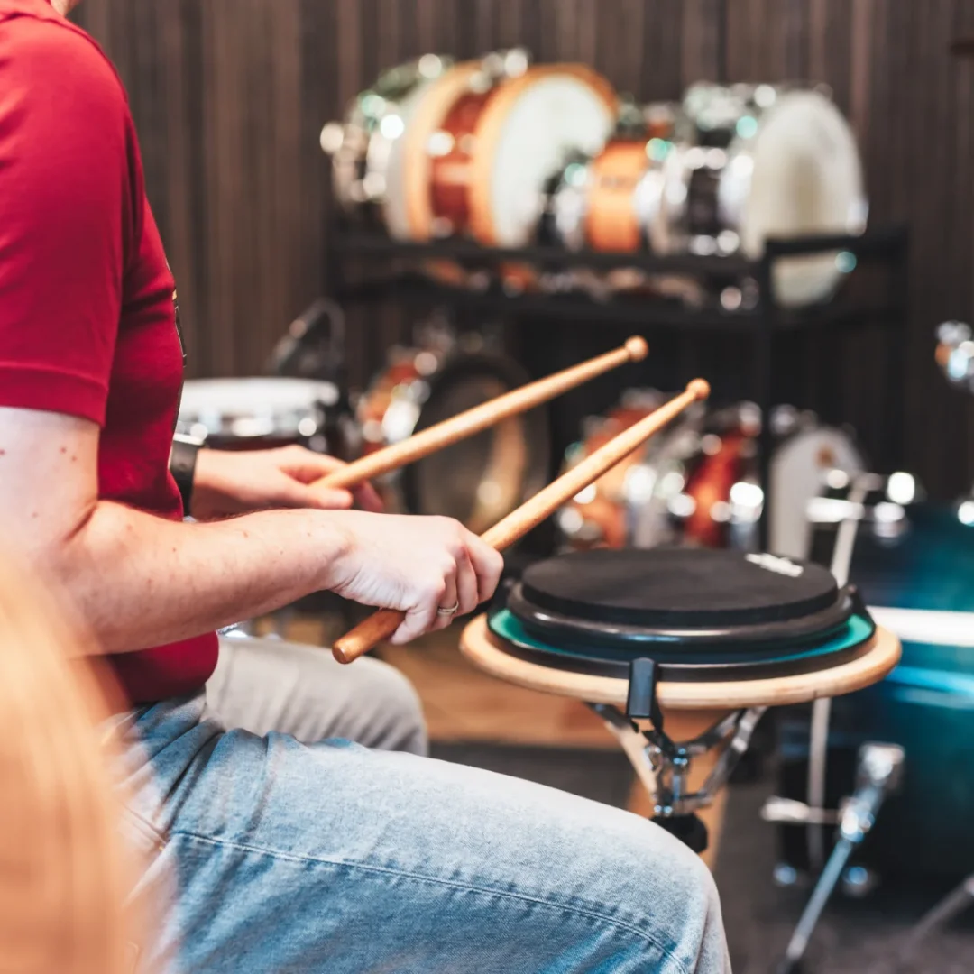 ich am Pad snares blurry quer